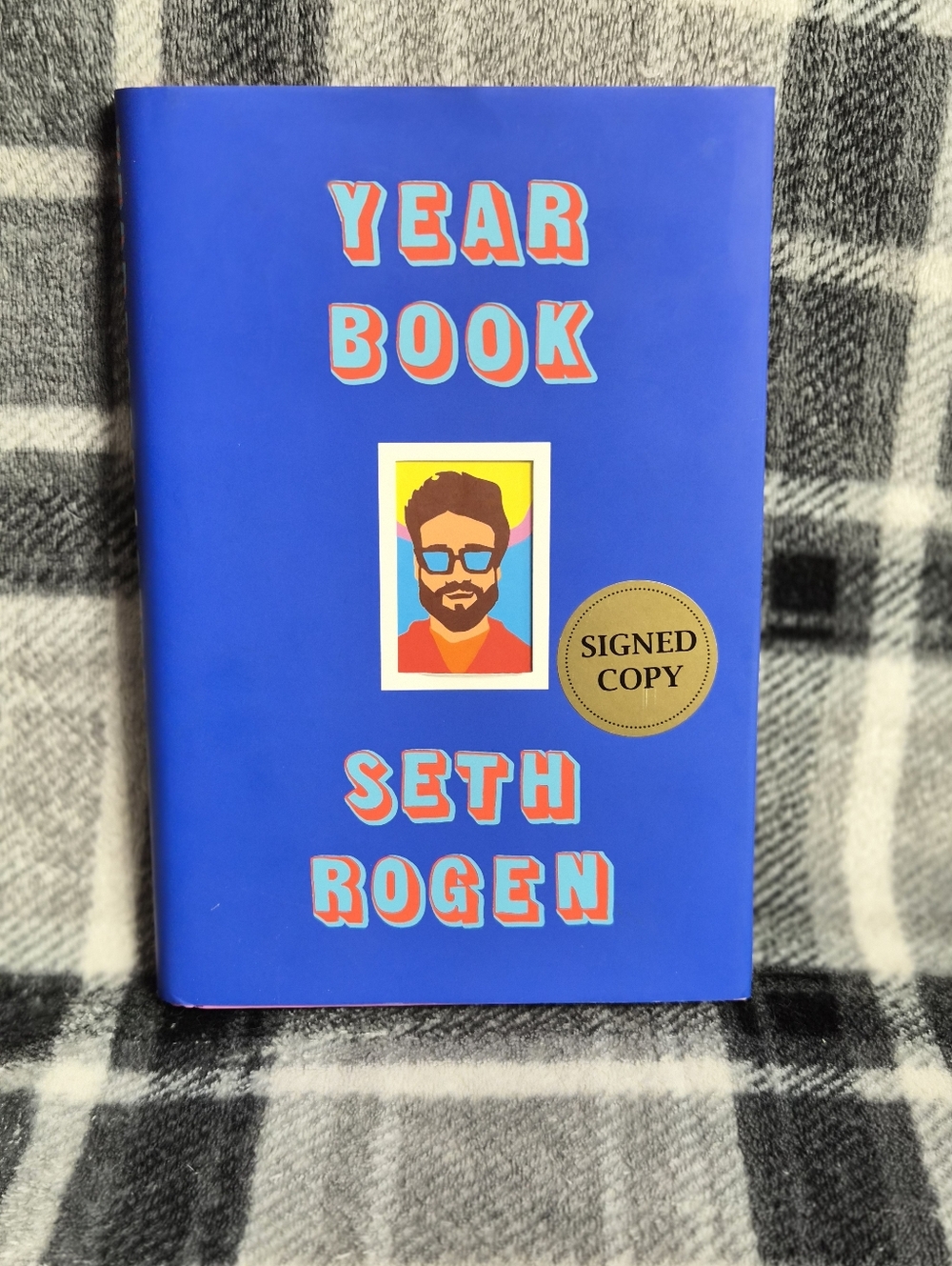 Seth Rogen Yearbook - Bright Blue Hardcover